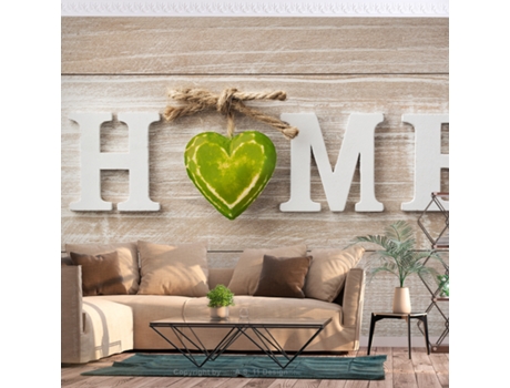 Papel de Pared ARTGEIST Home Heart (Green) (300x210)