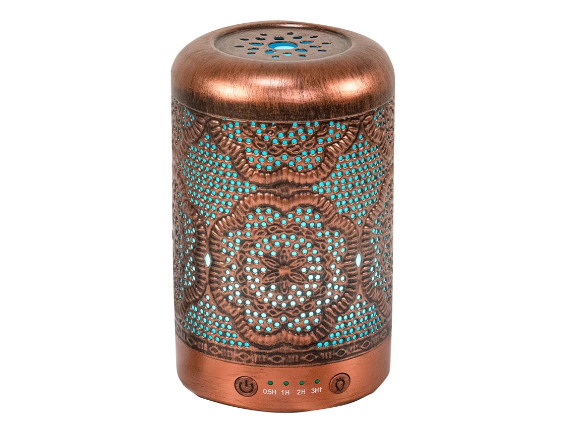Humidificador de aceites esenciales de 100 ml, difusor ultrasónico, luz LED | MDUG