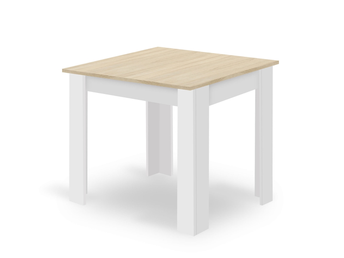 Mesa Np 80x80 Sonoma Roble Blanco Leobert
