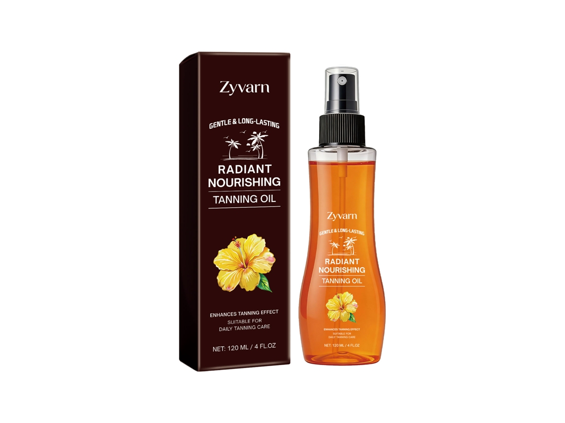 Aceite bronceador nutritivo e iluminador Zyvarn