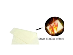 5 piezas de papel de fuego de 20-25 cm con efecto de llama brillante, accesorios mágicos de papel de fuego, efecto Rosewell