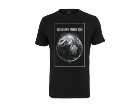 Camiseta para Hombre MISTER TEE (XL - Algodón - Negro)