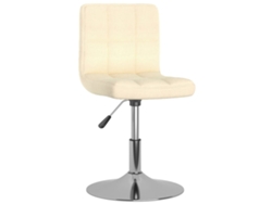Maison Exclusive - Sillas De Comedor Giratorias 4 Unidades Tela Crema