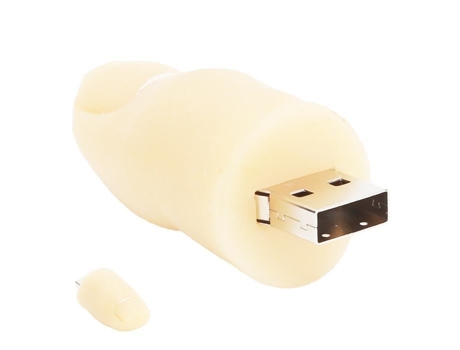 HURRISE Memoria USB Disco Flash USB Pendrive Almacenamiento de Datos de Dibujos Animados Muñeca de Pulgar Color de Piel Caja de Computadora 16GB