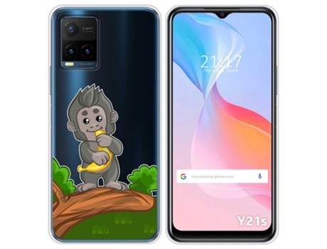 Carcasa Vivo Y21s / Y33s TUMUNDOSMARTPHONE Dibujos Transparente Multicolor