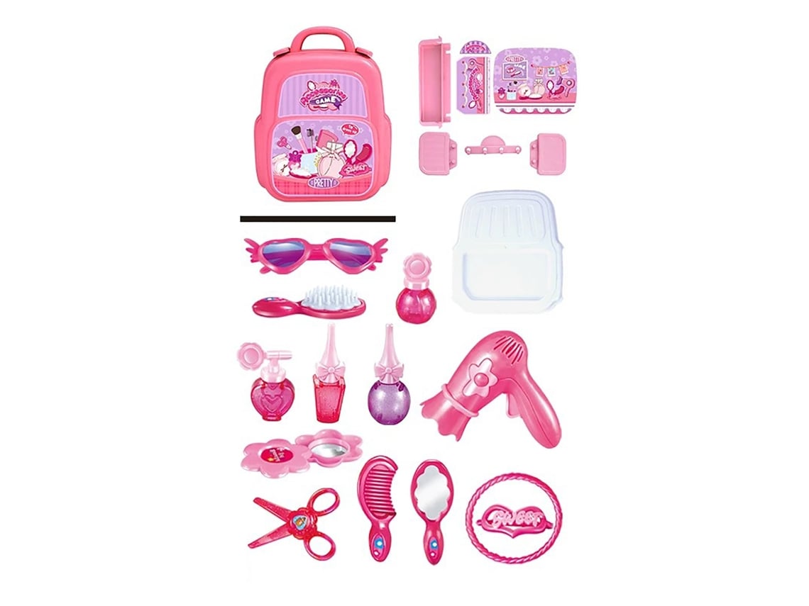 Mochila De Casa De Boneca 3 Em 1 Brinquedo Simulação Alta Para Crianças Meninos Meninas