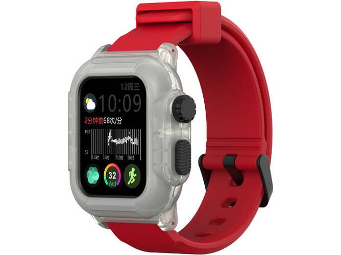 Carcasa WISETONY Apple Watch Series 4, 40 mm Rojo