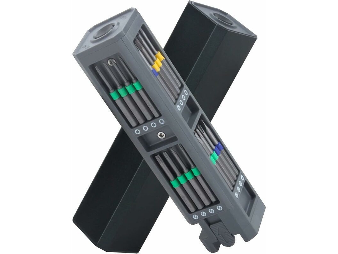 Kit de tornillos de precisión 31 en 1 con estuche de aluminio para reparar teléfonos inteligentes, computadoras portátiles, iPads, relojes y más.