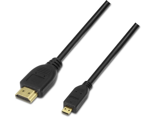 Cable HDMI AISENS (HDMI - HDMI - 1.8 m - Negro)