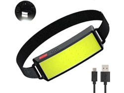 Rebe-linterna Frontal Led Cob, Recargable Por Usb, Impermeable Ipx4, 500 Lúmenes, 2 Piezas, 3 Modos De Iluminación