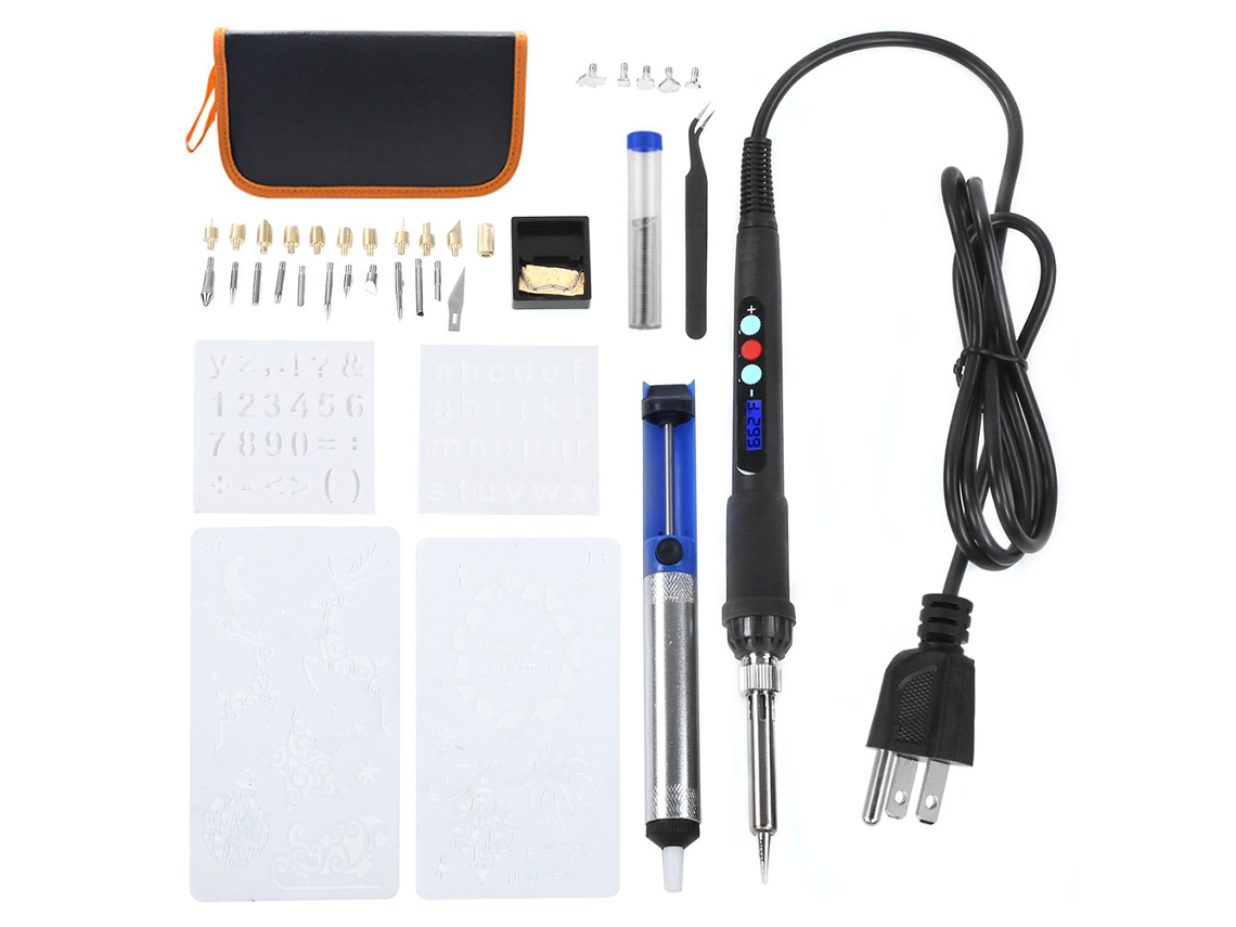Juego De Soldador Eléctrico De 39 Piezas, 60 W, Herramientas De Soldadura, 200-500 ℃