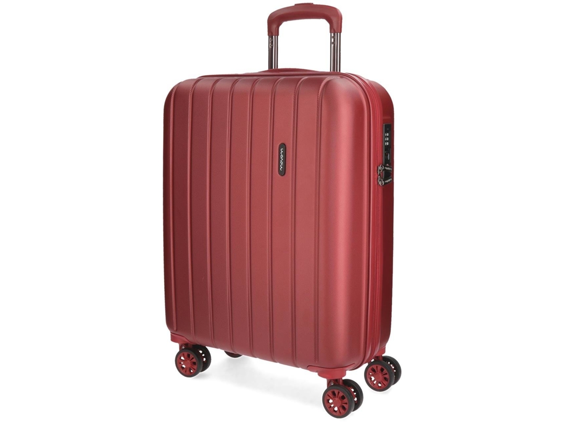 Maleta de Cabina MOVOM Wood Rojo (41 x 58 x 41 cm - 38 L)