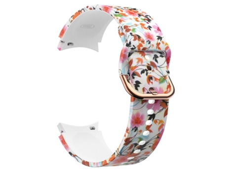 Correa de Silicona 20mm liberación rápida con hebilla para Samsung Galaxy Watch 5 40mm/44mm/5 Pro 45mm - flor de primavera