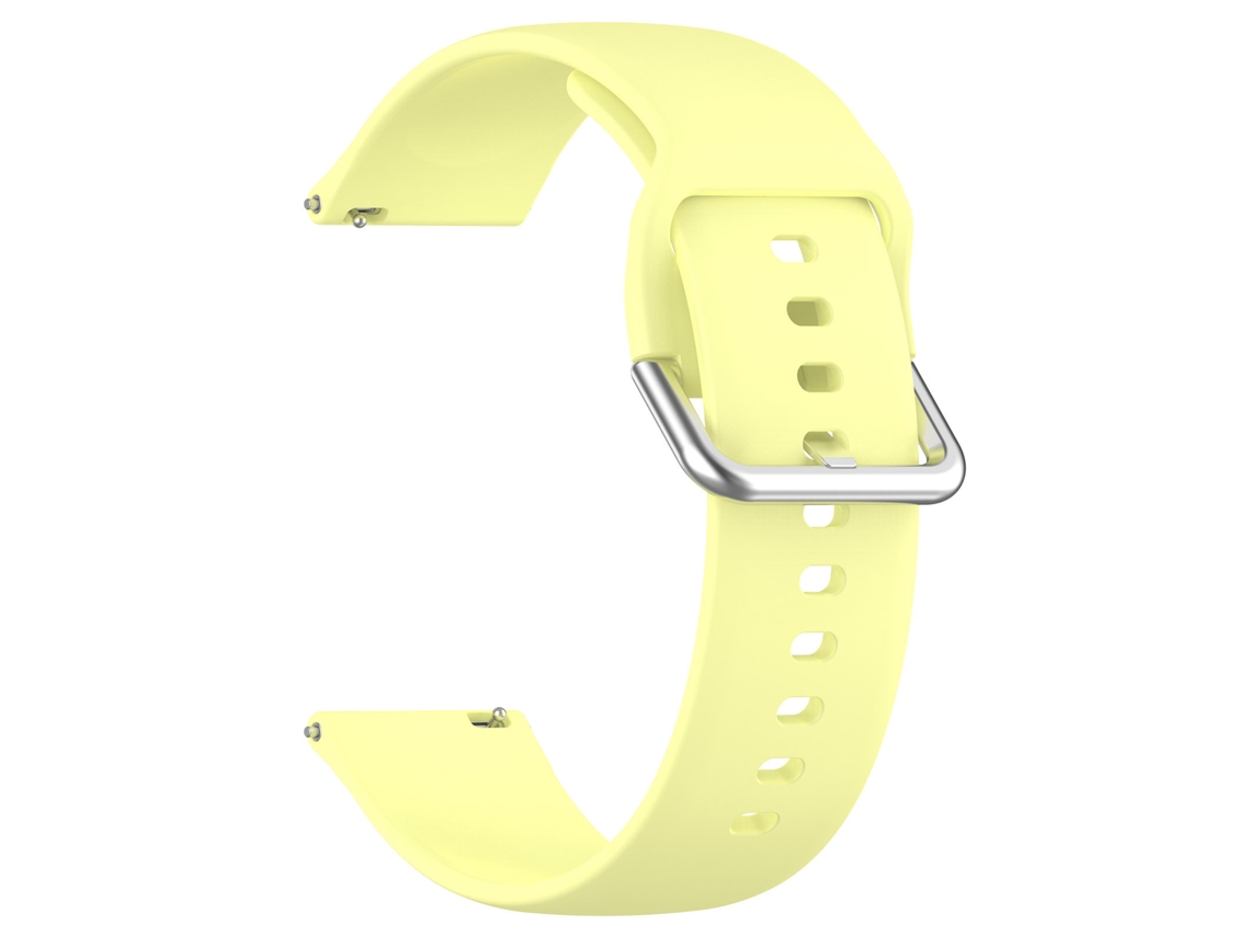 Pulsera de silicona universal para Amazfit Bip/Amazfit Bip Lite/Amazfit Bip 1s de 20 mm, amarilla, Hexinyigjly