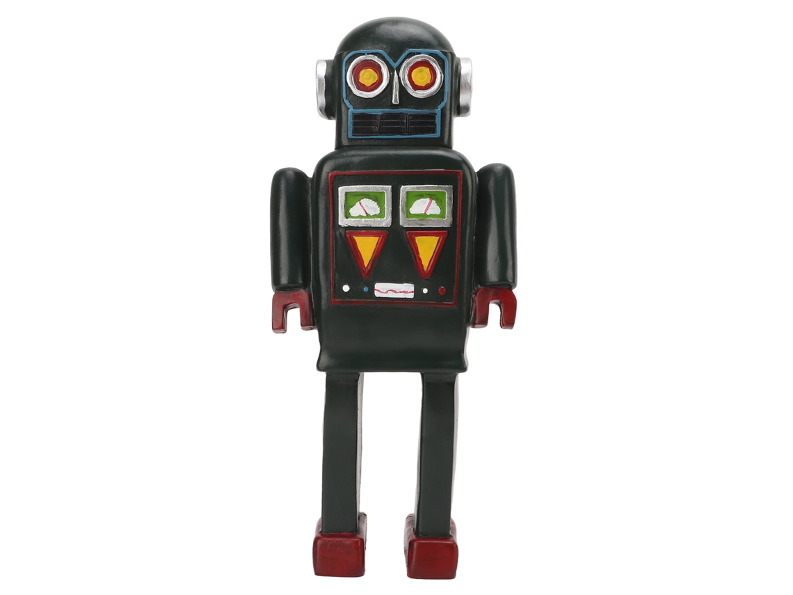 Estatua De Robot De Resina De Estilo Europeo Retro, Decorativa Para Bar/cafetería. Regalo Ideal.