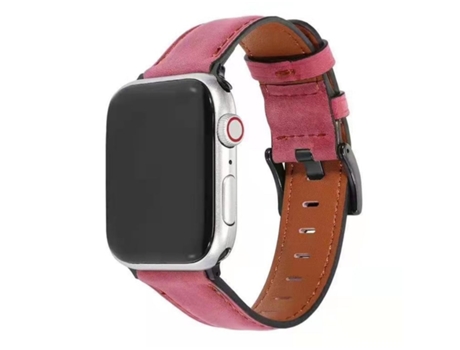 Correa Clásica Vintage de Cuero Ecológico para Apple Watch Series 5 40mm Morado VEANXIN