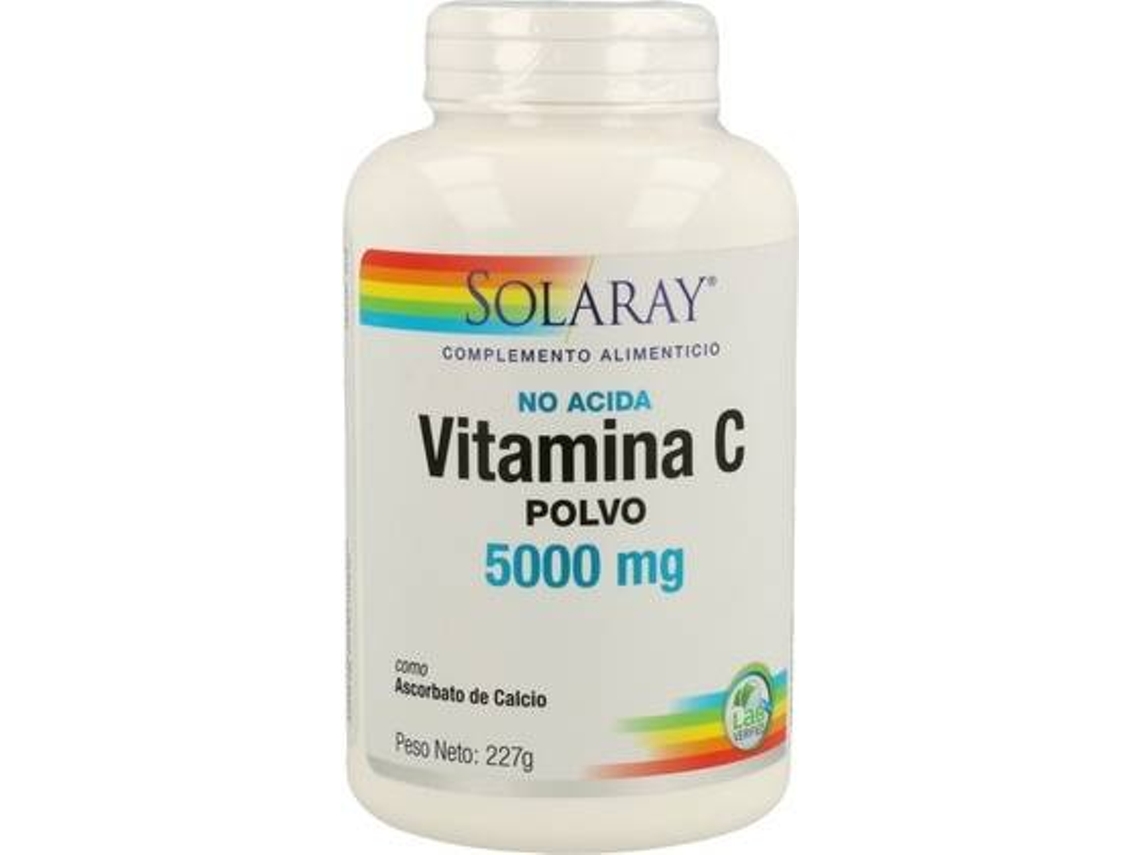 Complemento Alimentar SOLARAY Non Acidic Vitamin C En Polvo (227 g)
