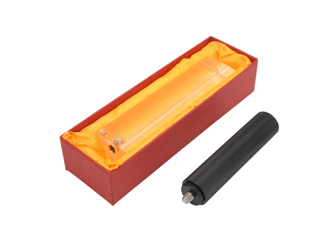 Prisma Triangular De Vidrio Óptico 1/4 Pulgada Para Enseñanza De Física Y Efectos Fotográficos Artísticos