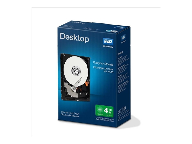 Disco HDD Interno WESTERN DIGITAL Everyday (4 TB - SATA - 5400 RPM)