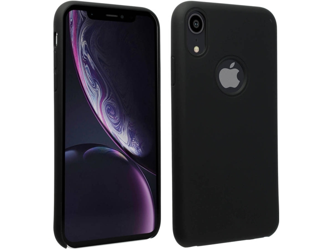 Funda iPhone XR AVIZAR Silicona Negro