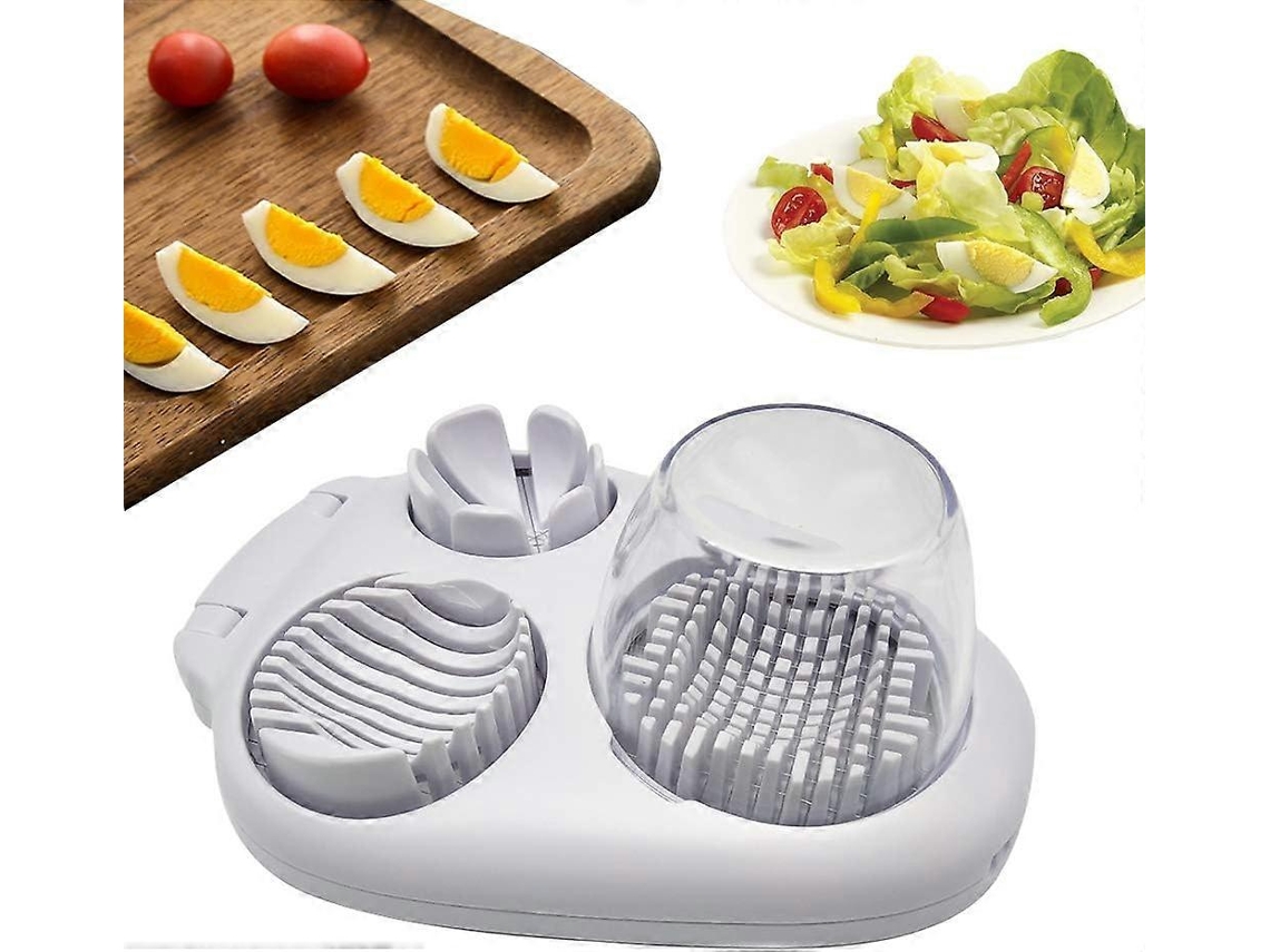 Cortador de huevos, separador de huevos, acero inoxidable, para cortar huevos y cáscara de berenjena - Rosewell