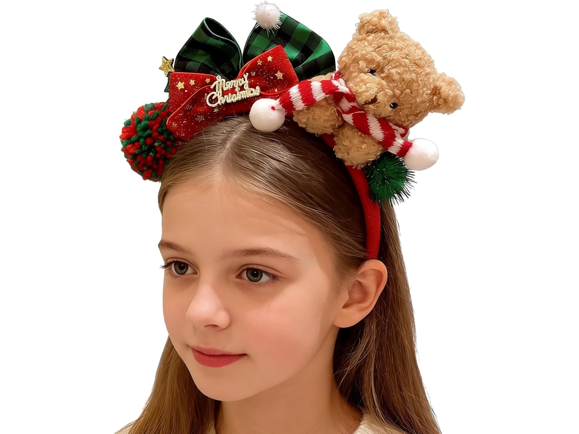 Bandeaux De Navidad Para Adultos, Bandeau Cheveux Con Motif Ours