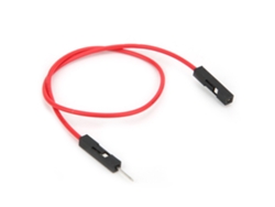 2026-as-200 Piezas de cable puente para placa de prototipos con revestimiento de cobre, 1p hembra a macho, 26awg rojo