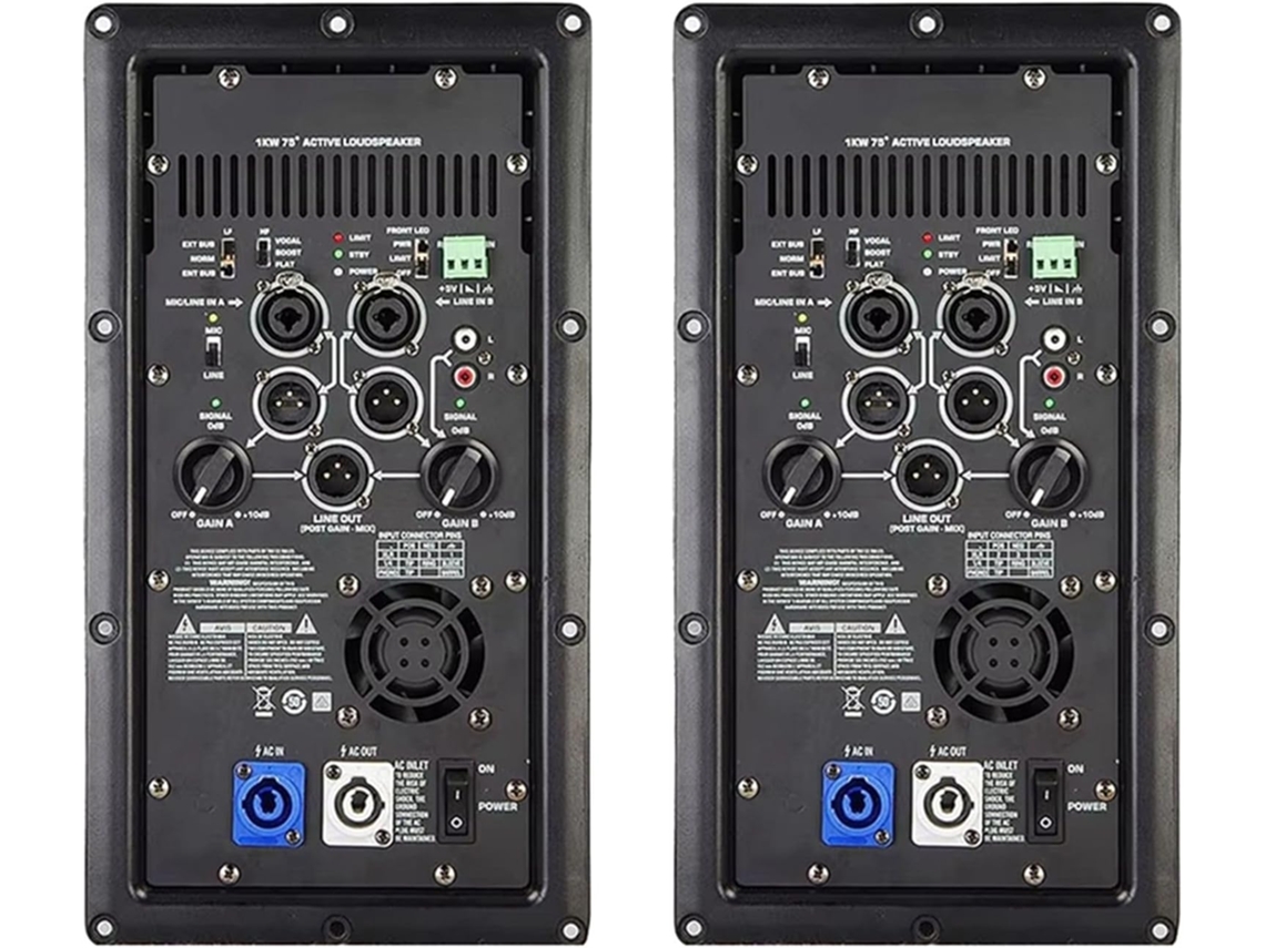 2 Módulos Amplificadores De Potencia Digital Profesionales K12a De 1000 W