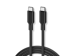 Cable USB-C 1LIFE de 10Gbps 4K de 1,5M Negro