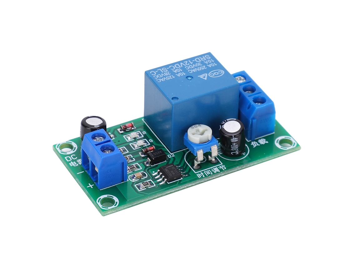 Módulo De Relé Retardador Ne555, Placa De Circuito De Desconexión Dc12v Para Electrónica Automotriz.