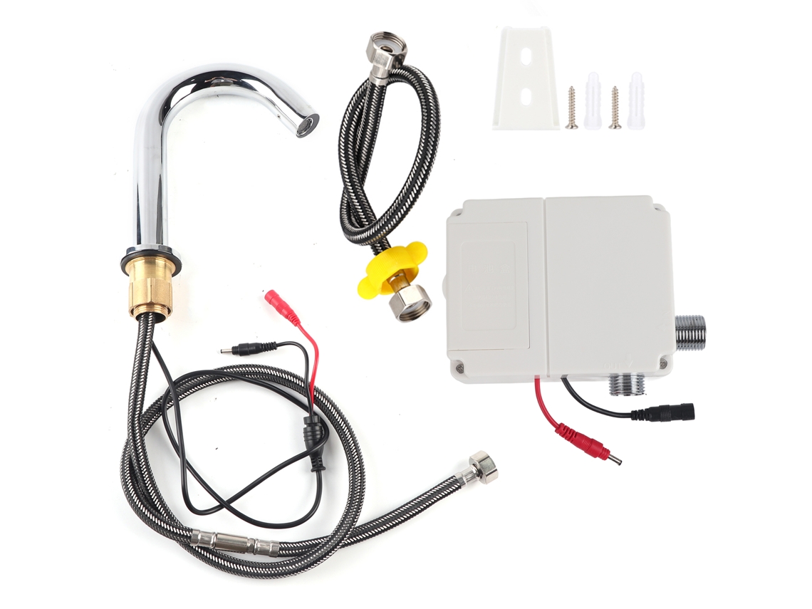 Grifo automático con sensor infrarrojo, rosca G1/2, altura reducida