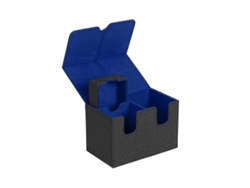 Estuche de viaje para joyas, caja portátil de PU para guardar anillos y aretes. Hengjian
