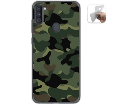 Carcasa Samsung Galaxy M11 TUMUNDOSMARTPHONE Camuflaje Multicolor