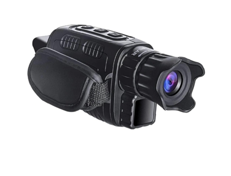 HD Infrarrojos Visión Nocturna Gafas Monoculares Telescopio Monocular 5X24 Cámara de Viaje Telescopio Compacto Negro BISBISOUS