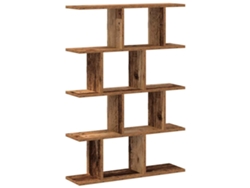 Maison Exclusive - Estante Cubo De Pared 12 Compartimentos Madera Envejecida