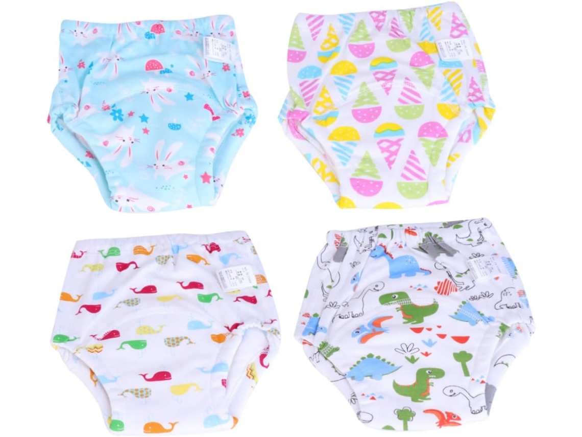 Conjunto De 4 Pañales De Entrenamiento Para Niños, Lavables