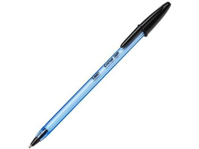 Bolígrafo BIC Cristal Soft Negro Punta 1.2 mm 951