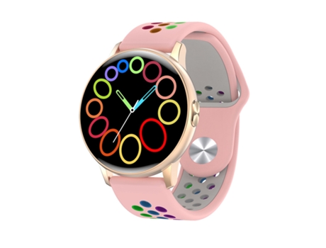Reloj inteligente para mujer, sumergible IP67, llamadas Bluetooth, dorado VEANXIN