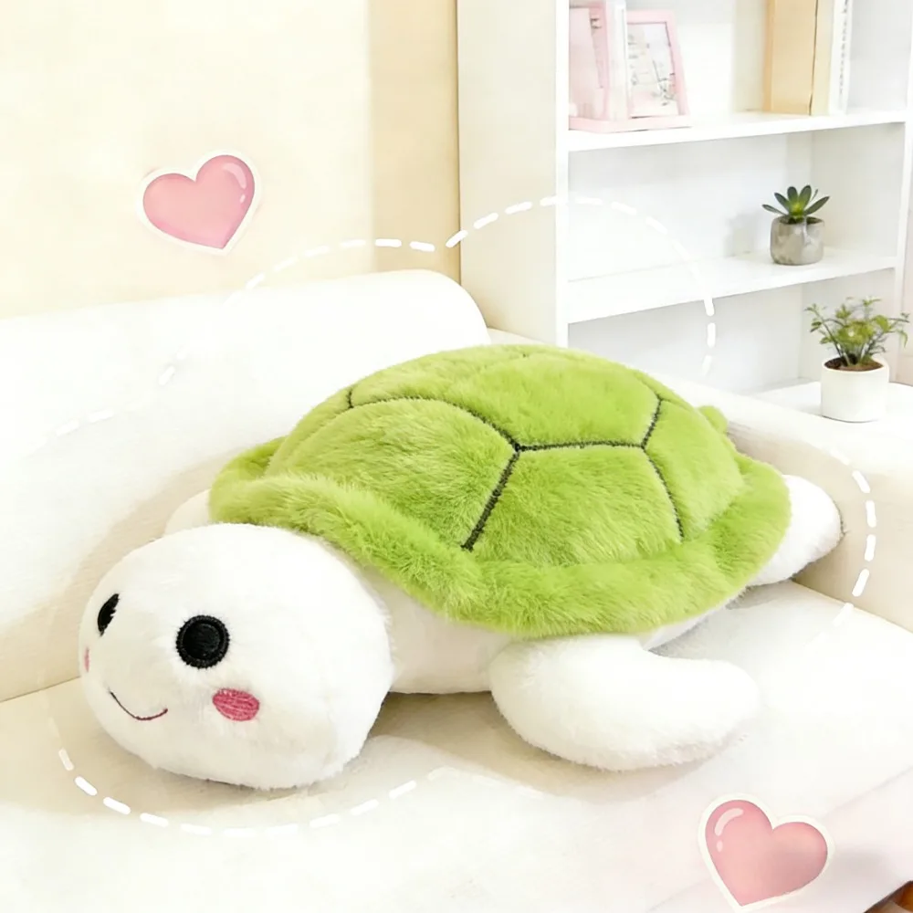 (verde - 55 Cm) Serie De Juguetes De Peluche De Tortuga: Muñeco De Peluche De Tortuga Marina Verde