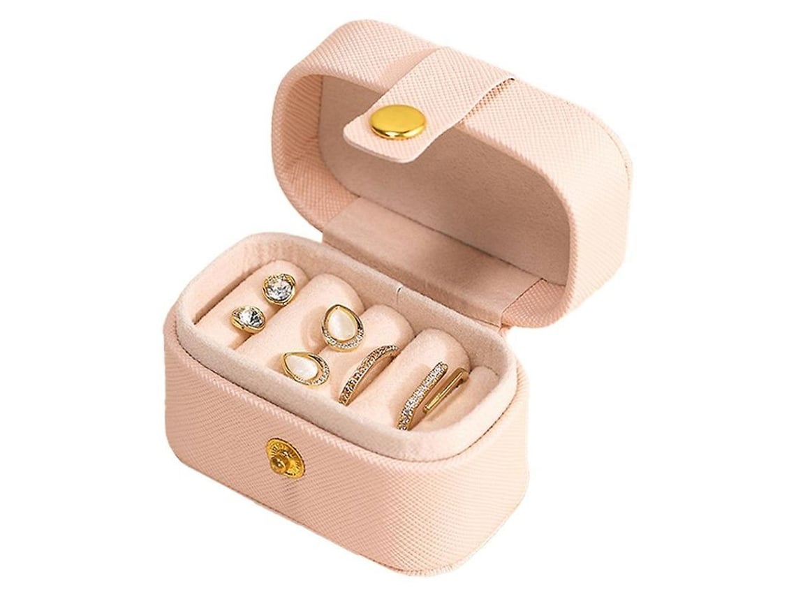 Caja Pequeña De Viaje Para Anillos, Mini Organizador De Joyas Portátil Gnr