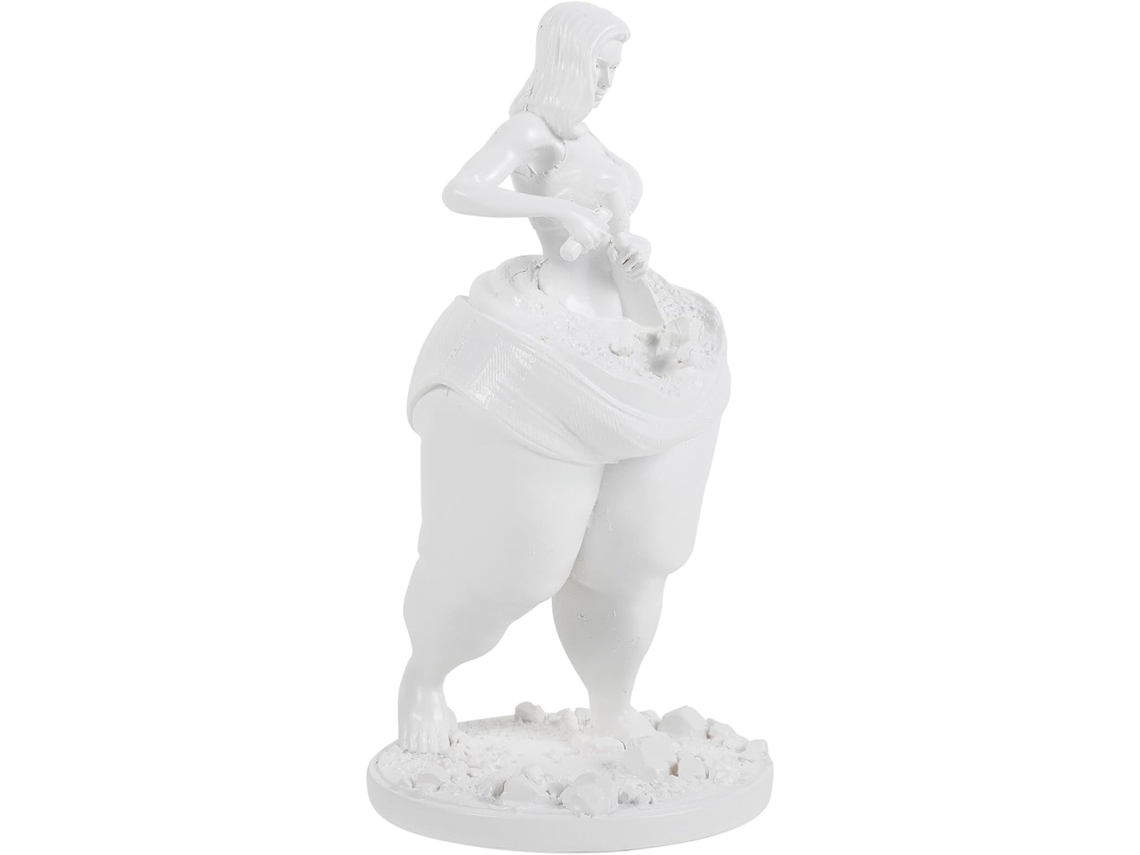 Figura de resina de fitness femenina de Slowmoose