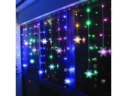 2026altiro-cortina De Luces Led Con Efecto De Estrellas, 96 Led, 3,5 M, 8 Modos, Ideal Para Decorar Ventanas, Jardines Y Fiestas Navideñas.