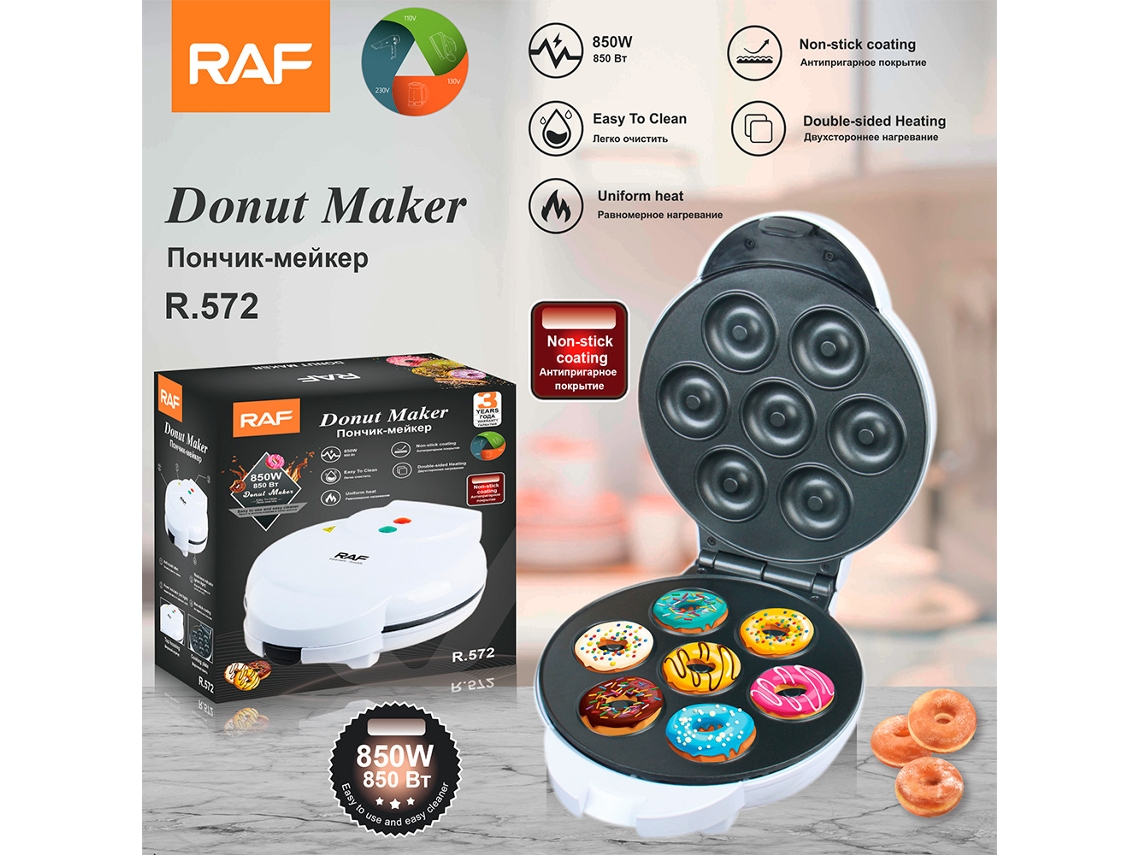 Europa Y Los Estados Unidos Desayuno Casero Máquina De Donas Automática Mini Doble Cara Calefactada Máquina De Comida Ligera Cracker Bell