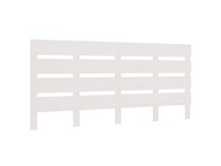Maison Exclusive - Cabecero Madera Maciza De Pino Blanco 180x3x80 Cm