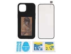 Capa De Telefone Com Tela De Tinta Inteligente Nfc Anti-risco Compatível Com Ios 15