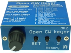 Cw-keyer Mk2 Abierto Con Estuche De Aluminio Kit Velocidad Cw Ajustable De 1 A 999 Ppm
