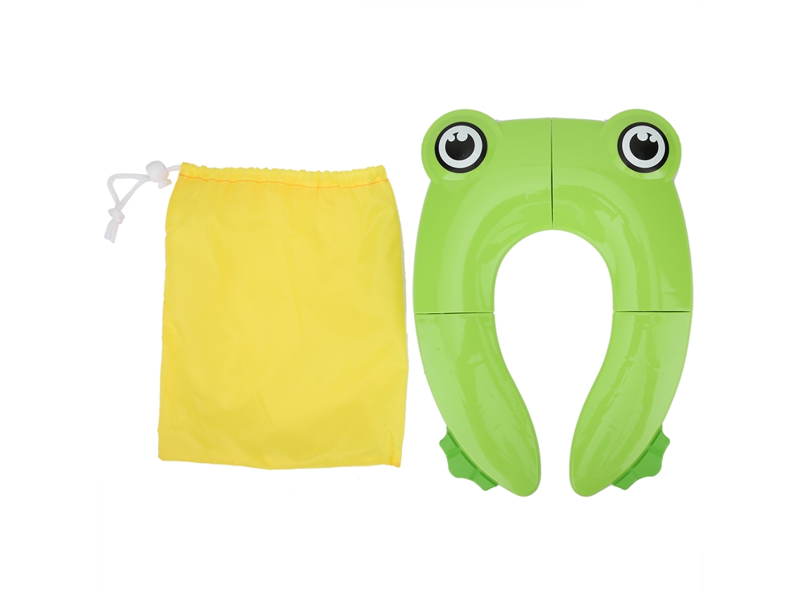 Almohadilla Plegable Verde Para El Entrenamiento Del Orinal Del Bebé, Para Una Higiene Segura, Pp Antideslizante