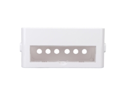 Caja De Almacenamiento Mediana Blanca Para Tomacorrientes Eléctricos Con Diseño De Botón De Doble Cara Para Organizar Cables.
