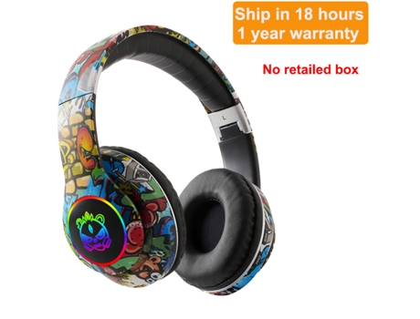 Auriculares Inalámbrico Flash Light niños Ear Auriculares con Micrófono