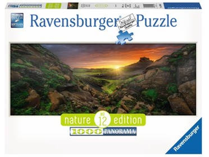Puzzle RAVENSBURGUER Sole Sopra Lâ´Islanda (1000 Piezas)